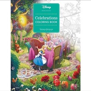 Disney Dreams Collection Coloring Book by Thomas Kinkade